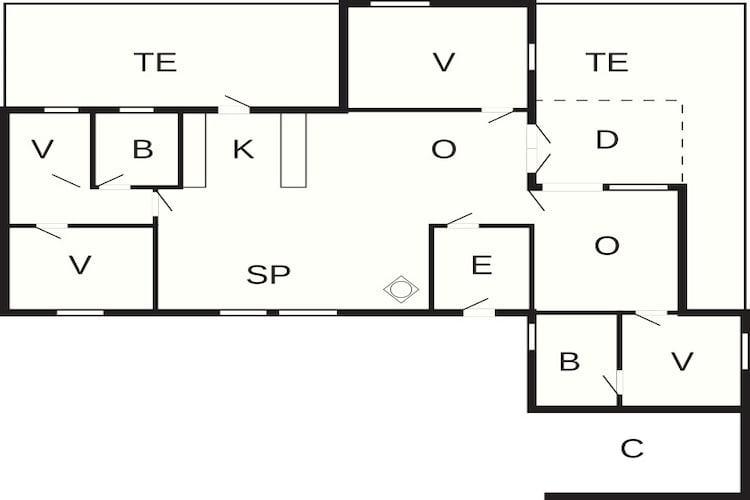 8 persoons vakantie huis in Væggerløse-By Traum-Plattegrond