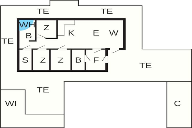Luxe Spa-Retraite in Thorsager -- By Traum Ferienwohnungen-Plattegrond