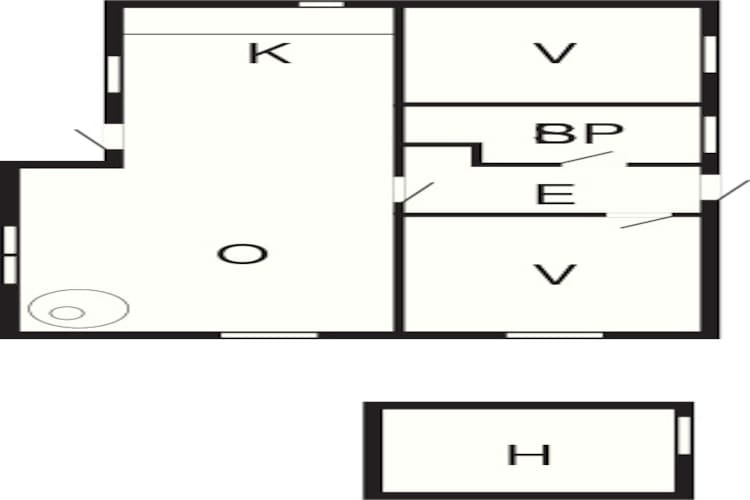 5 person holiday home in Føllenslev-By Traum-Floor plan