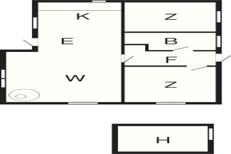 5 person holiday home in Føllenslev-By Traum-Floor plan