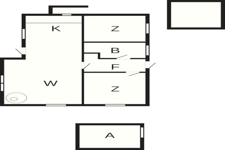 5 person holiday home in Føllenslev-By Traum - Floor plan
