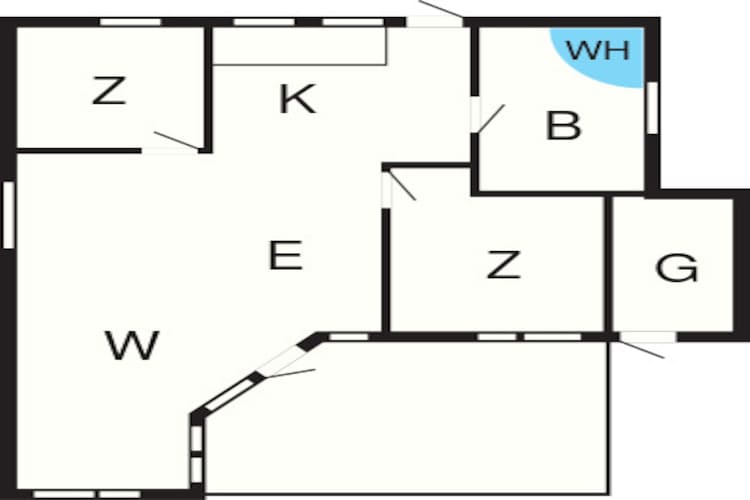 4 person holiday home in Føllenslev-By Traum-Floor plan