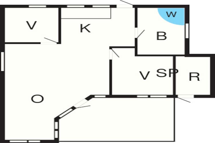 4 person holiday home in Føllenslev-By Traum-Floor plan