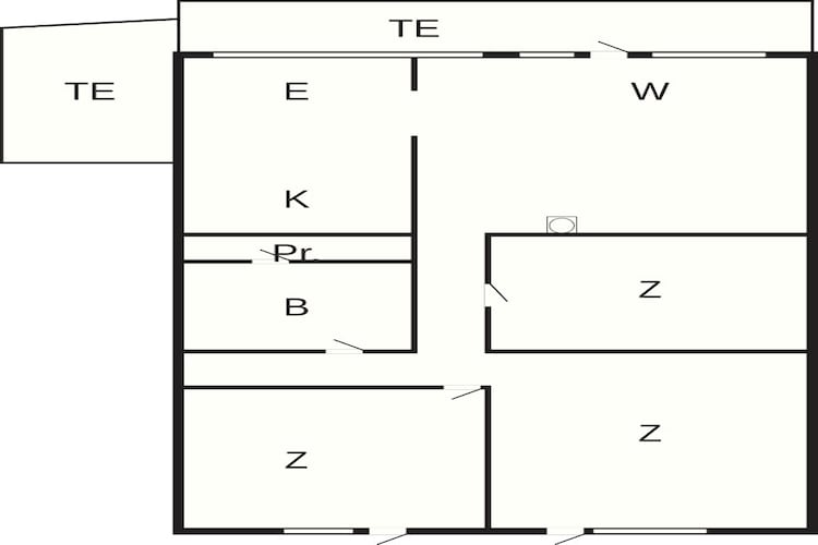 6 persoons vakantie huis in Ålbæk-Plattegrond