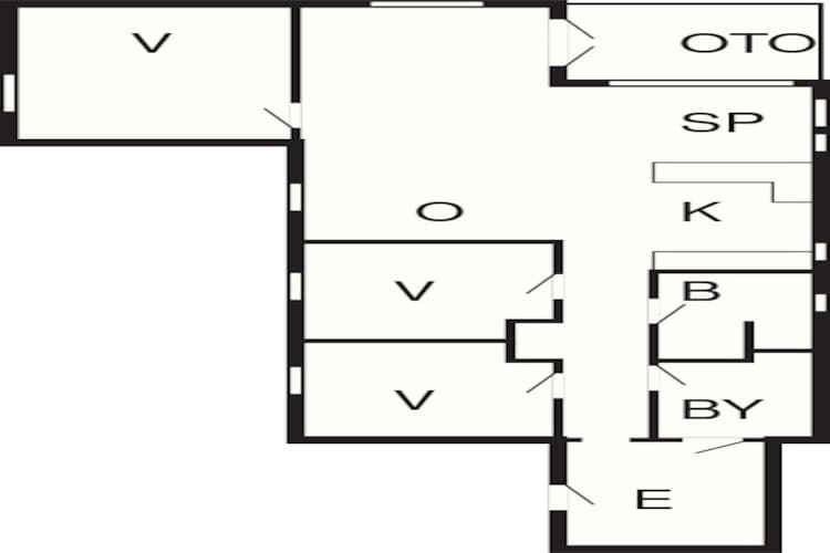 Rustig toevluchtsoord in Rabjerg -- By Traum Ferienwohnungen-Plattegrond