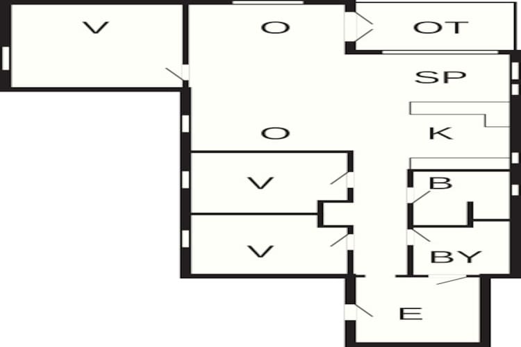 Rustig toevluchtsoord in Rabjerg -- By Traum Ferienwohnungen-Plattegrond