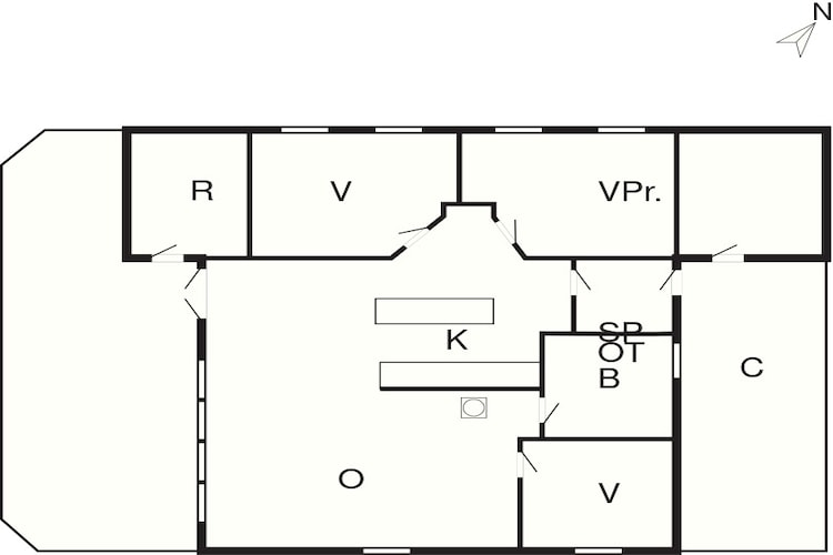Luxe strandhuis met spa -- By Traum Ferienwohnungen-Plattegrond