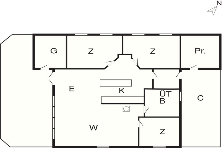 Luxe strandhuis met spa -- By Traum Ferienwohnungen-Plattegrond