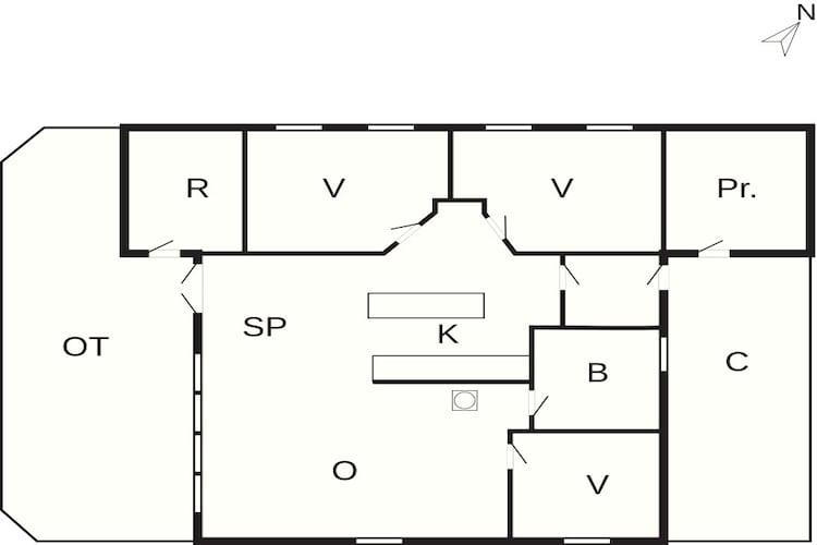 Luxe strandhuis met spa -- By Traum Ferienwohnungen-Plattegrond