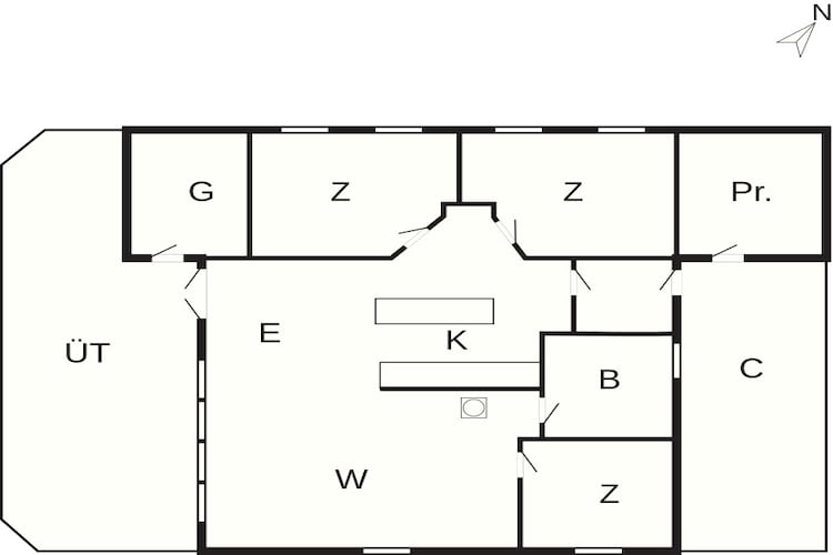 Luxe strandhuis met spa -- By Traum Ferienwohnungen-Plattegrond