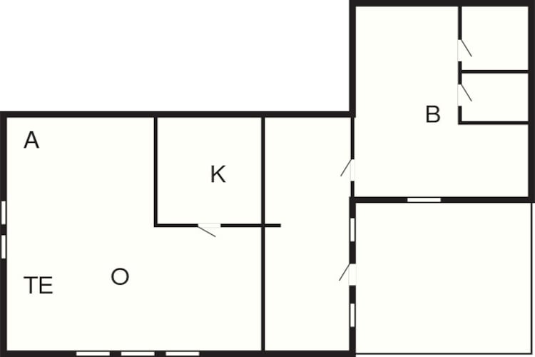 Maison de vacances pour 4 a Hönö-Plan d'étage