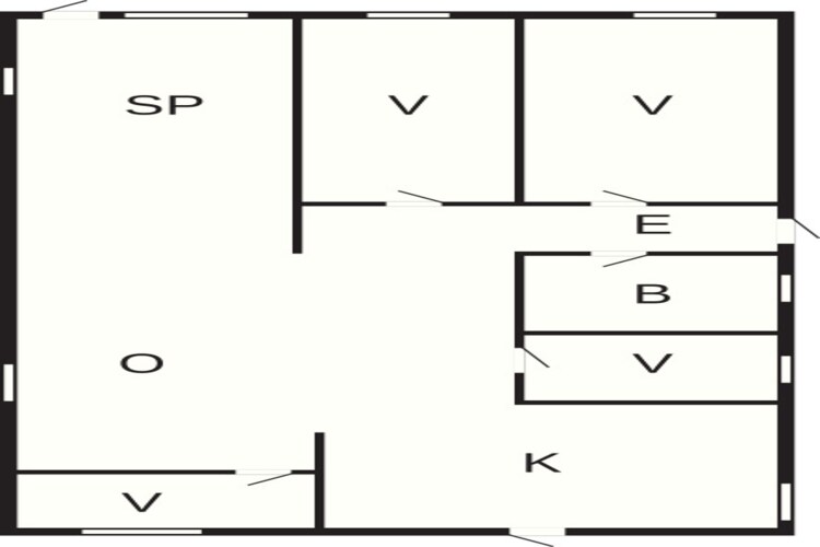 7 Personen Ferienhaus in Juelsminde-Grundriss