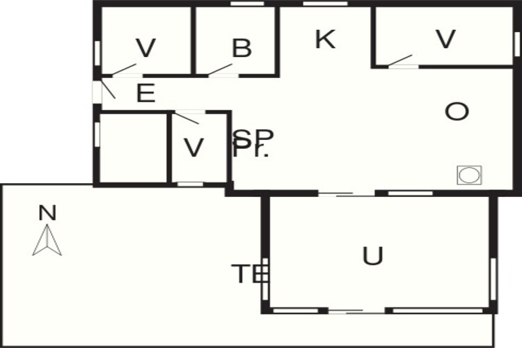 Afgelegen oase bij strand -- By Traum Ferienwohnungen-Plattegrond