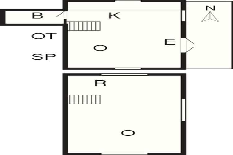 Kust ontsnapping in Hindsholm -- By Traum Ferienwohnungen-Plattegrond