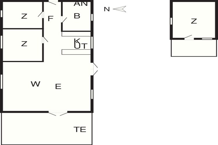 6 persoons vakantie huis in Blokhus-By Traum-Plattegrond