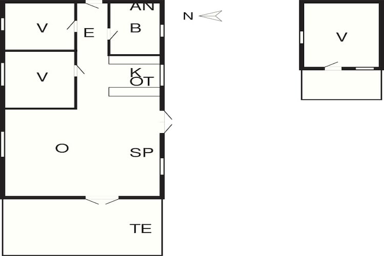 6 persoons vakantie huis in Blokhus-By Traum-Plattegrond