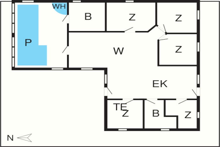 12 persoons vakantie huis in Vinderup-By Traum-Plattegrond
