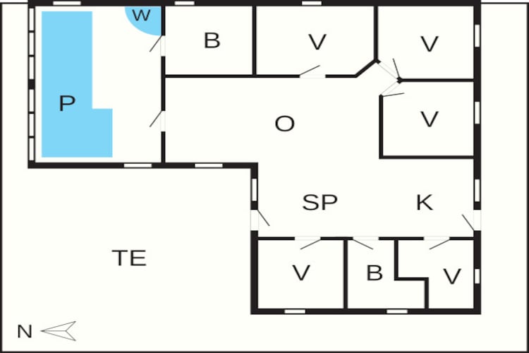 12 persoons vakantie huis in Vinderup-By Traum-Plattegrond