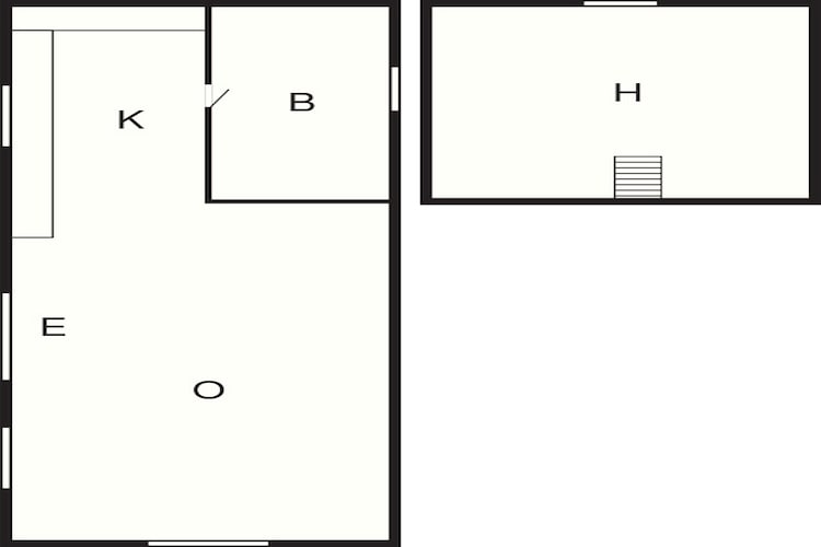 4 person holiday home in Økerø-Floor plan