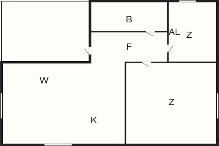 Maison de vacances pour 4 a TORUP-Plan d'étage