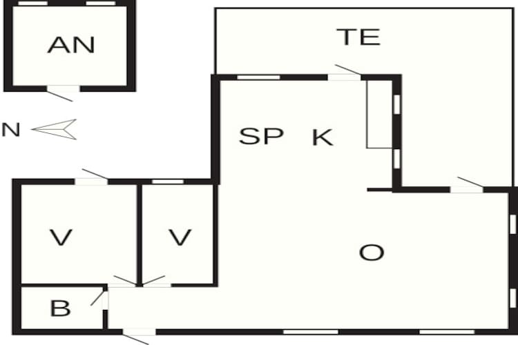 6 persoons vakantie huis in Rødby-By Traum-Plattegrond