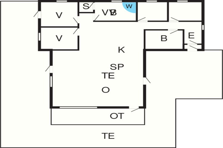 Luxe Spa Retreat in Hurup -- By Traum Ferienwohnungen-Plattegrond