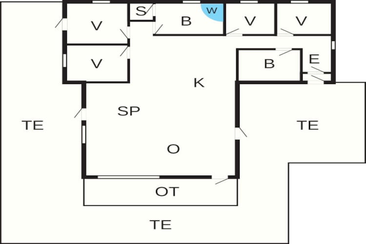 Luxe Spa Retreat in Hurup -- By Traum Ferienwohnungen-Plattegrond