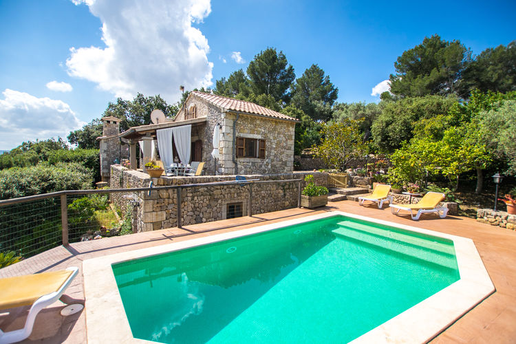 Vakantiehuizen Spanje | Mallorca | Vakantiehuis te huur in Selva met zwembad  met wifi 5 personen
