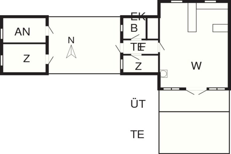 6 persoons vakantie huis in Ansager-By Traum-Plattegrond