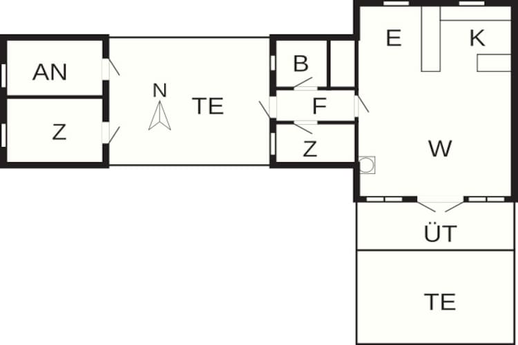 6 persoons vakantie huis in Ansager-By Traum-Plattegrond