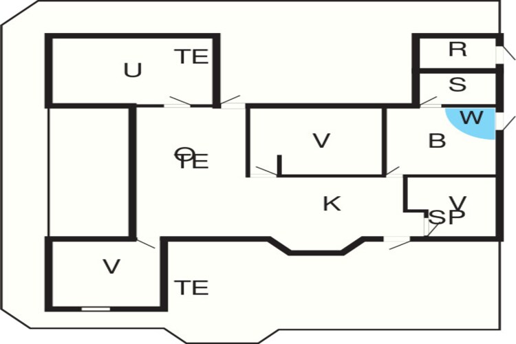 6 persoons vakantie huis in Sjølund-By Traum-Plattegrond
