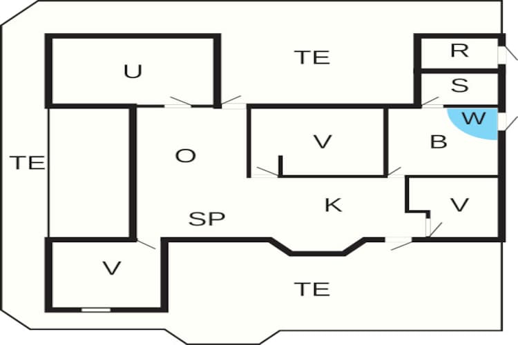 6 persoons vakantie huis in Sjølund-By Traum-Plattegrond
