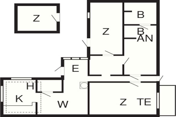 7 person holiday home in Kolind-By Traum-Floor plan