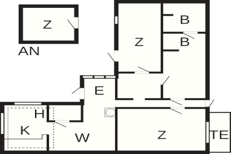 7 persoons vakantie huis in Kolind-By Traum - Plattegrond