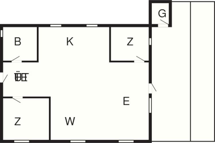 4 persoons vakantie huis in Læsø-By Traum-Plattegrond