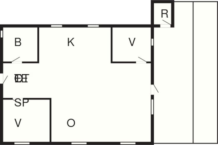 4 persoons vakantie huis in Læsø-By Traum-Plattegrond
