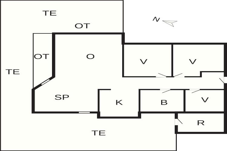 6 persoons vakantie huis in Sæby-By Traum-Plattegrond