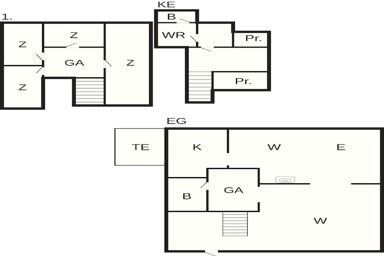 Gezinsvriendelijk huisje in Thyboron-Plattegrond