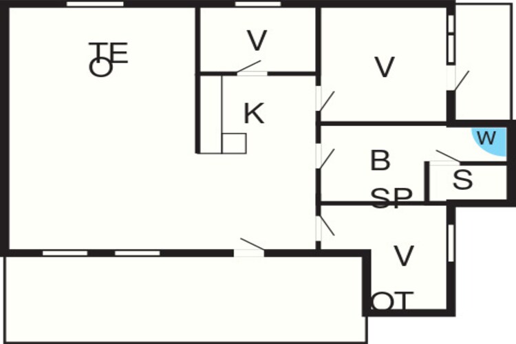 6 persoons vakantie huis in Bindslev-By Traum-Plattegrond