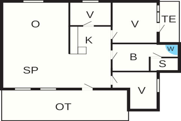 6 persoons vakantie huis in Bindslev-By Traum-Plattegrond