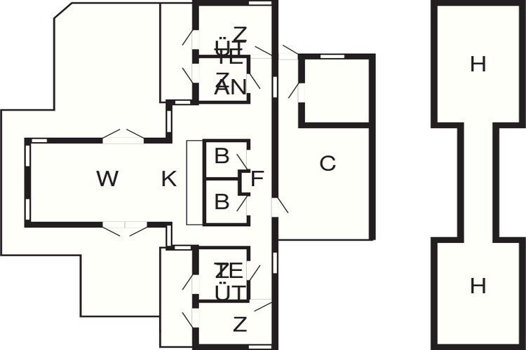 10 persoons vakantie huis in Glesborg-By Traum-Plattegrond