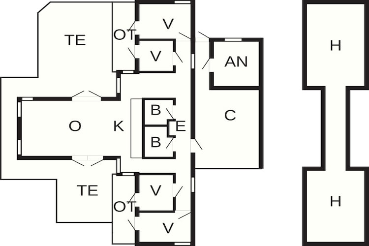 10 persoons vakantie huis in Glesborg-By Traum-Plattegrond