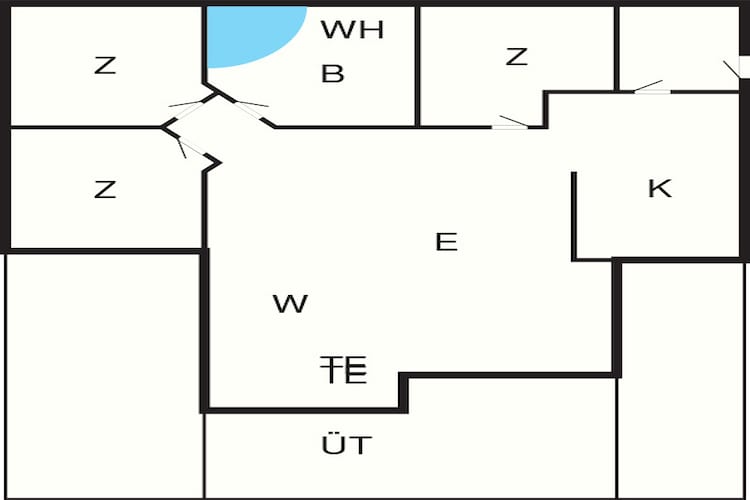 Maison de vacances pour 7 a Gørlev-By Traum-Plan d'étage