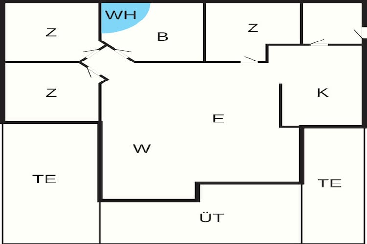 7 persoons vakantie huis in Gørlev-By Traum-Plattegrond