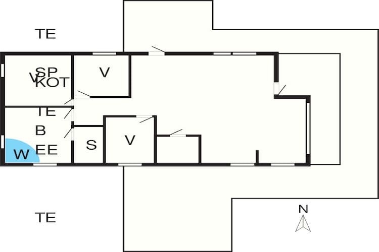 6 persoons vakantie huis in Hadsund-By Traum-Plattegrond