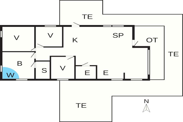 6 persoons vakantie huis in Hadsund-By Traum-Plattegrond