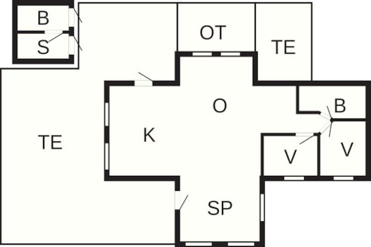 5 persoons vakantie huis in Hadsund - Plattegrond