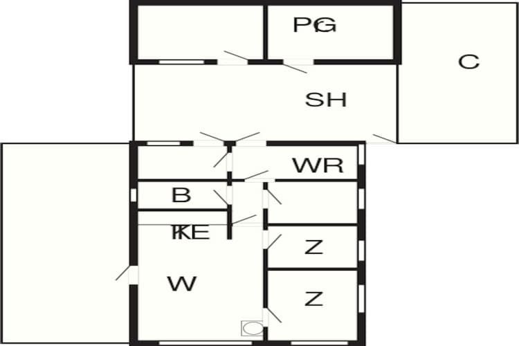 Maison de vacances pour 5 a Stubbekøbing-Plan d'étage
