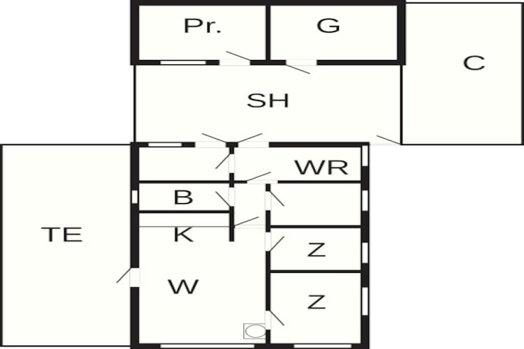 5 persoons vakantie huis in Stubbekøbing-Plattegrond