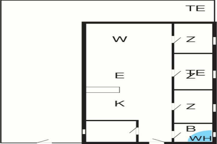 6 persoons vakantie huis in Rødby-By Traum-Plattegrond